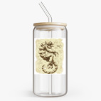 Банка с бамбуковой крышкой