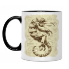 Кружка двухцветная