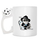 Кружка с футбольным мячиком