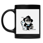 Кружка цветная UV-DTF