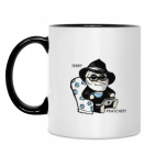 Кружка двухцветная