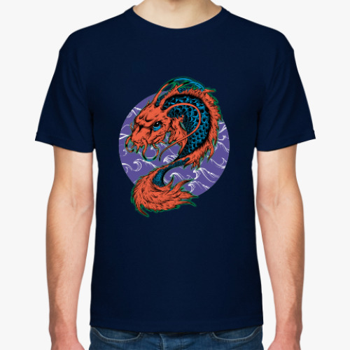 Футболка с принтом Dragon Fish