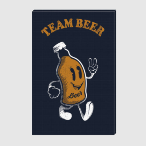 Холст с принтом Герой веселья (hero of fun)