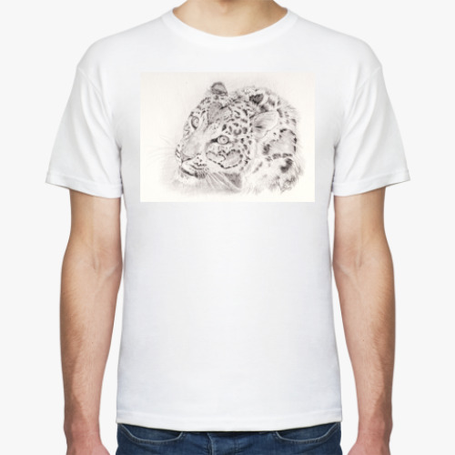 Футболка с принтом Леопард