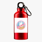 Металлическая бутылка 400 мл UV-DTF