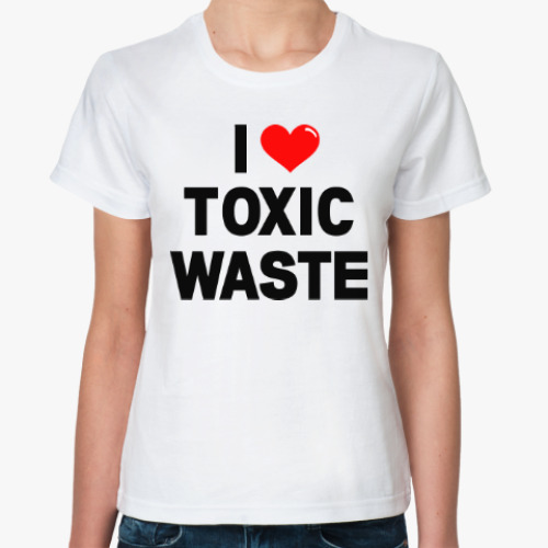 Классическая футболка с принтом Toxic Waste (Real Genius)