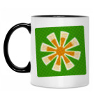 Кружка двухцветная