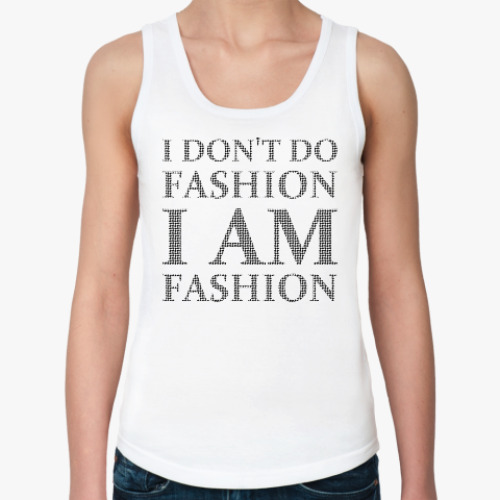 Женская майка с принтом Fashion