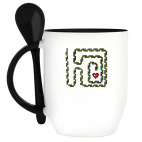 Кружка с ложкой