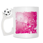Кружка с футбольным мячиком