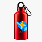 Металлическая бутылка 400 мл UV-DTF