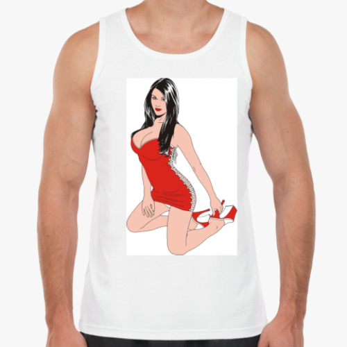 Майка с принтом Super gerl