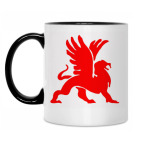 Кружка двухцветная