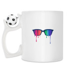 Кружка с футбольным мячиком