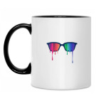 Кружка двухцветная