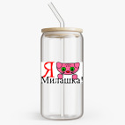 Банка с бамбуковой крышкой