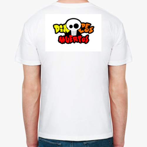Футболка с принтом День мертвых