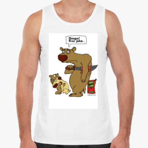 Майка с принтом Bad Joke