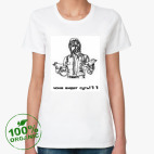 Женская футболка органик