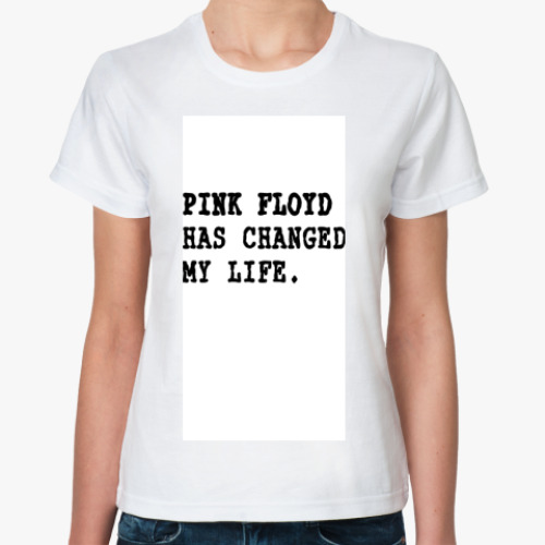Классическая футболка с принтом Для поклонников Pink Floyd