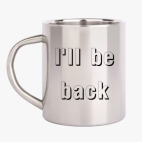 Кружка металлическая