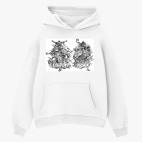 Толстовка худи оверсайз