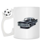 Кружка с футбольным мячиком