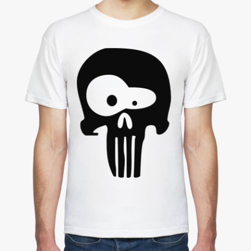 Футболка с принтом  ЧЕРЕПУШКА