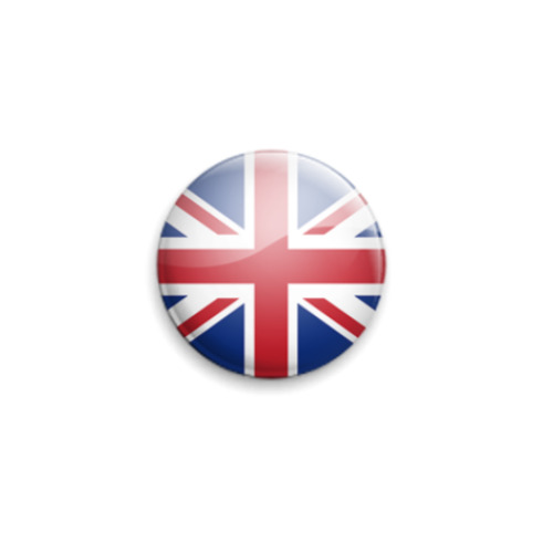 Значок 25мм с принтом United-Kingdom