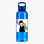 Прозрачная спортивная бутылка