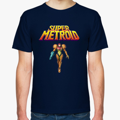 Футболка с принтом Super Metroid