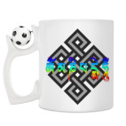 Кружка с футбольным мячиком