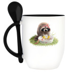 Кружка с ложкой