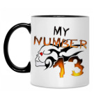 Кружка двухцветная