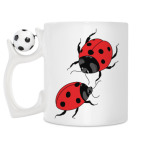 Кружка с футбольным мячиком