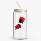 Банка с бамбуковой крышкой