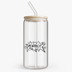 Банка с бамбуковой крышкой