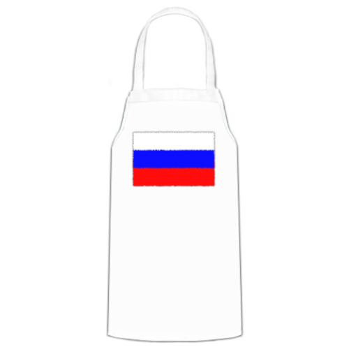 Фартук с принтом ТРИКОЛОР. Российский флаг