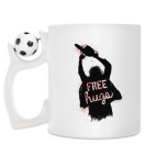 Кружка с футбольным мячиком