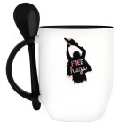 Кружка с ложкой