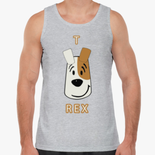 Майка с принтом Т-Рекс