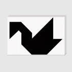 Лебедь танграм