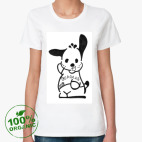 Женская футболка органик