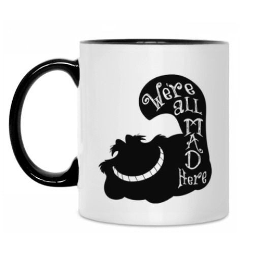 Кружка с принтом Алиса в стране чудес/ Alice in wonderland