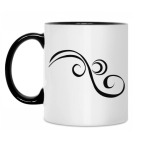 Кружка двухцветная