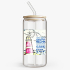 Банка с бамбуковой крышкой