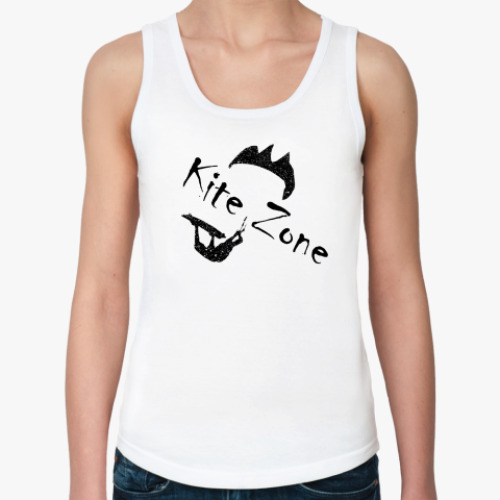 Женская майка с принтом Кайт зона