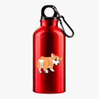 Металлическая бутылка 400 мл UV-DTF