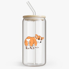 Банка с бамбуковой крышкой