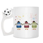 Кружка с футбольным мячиком